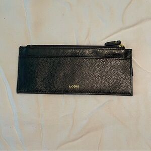 Lodis Black Leather Wallet